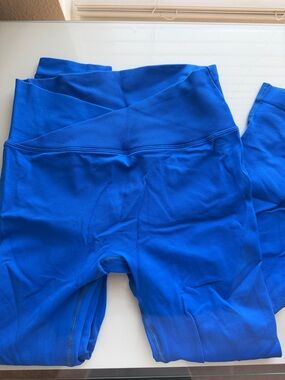 High-Waist Active Leggings - Bright Blue